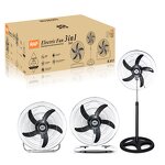 Electric Fan Manufacturer - OEM Custom 3 in 1 Adjustable Height Fan