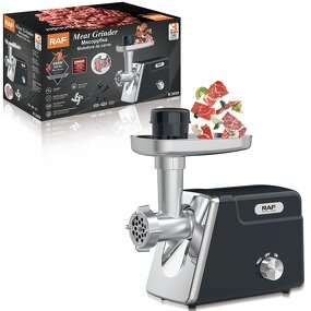 Electric Meat Grinder Manufacturer - OEM Custom Black with Sausage Stuffer