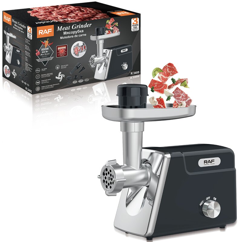 Electric Meat Grinder Manufacturer - OEM Custom Black with Sausage Stuffer