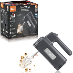 Hand Mixer Factory - OEM Custom Grey Portable High Speed Mixer