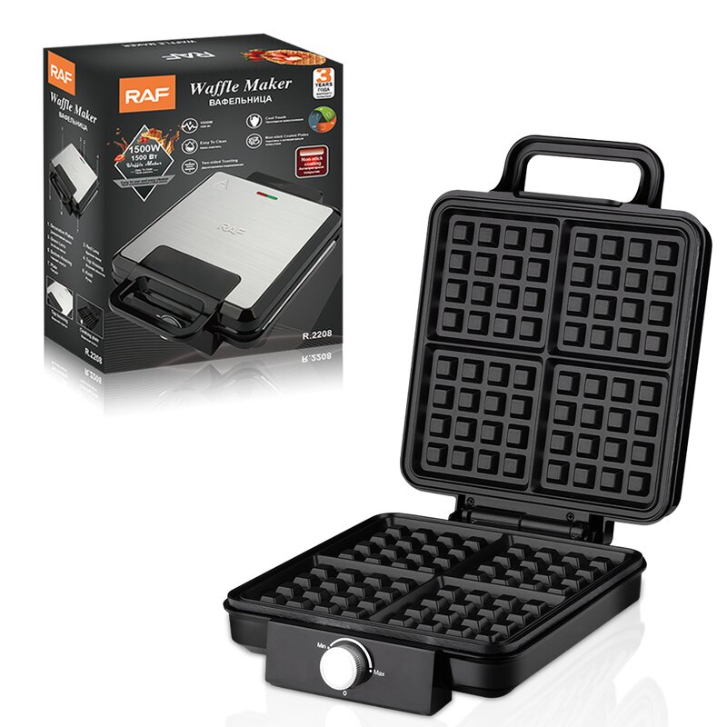 Waffle Maker Manufacturer - OEM Custom 4 Slice Non-stick Waffle Iron