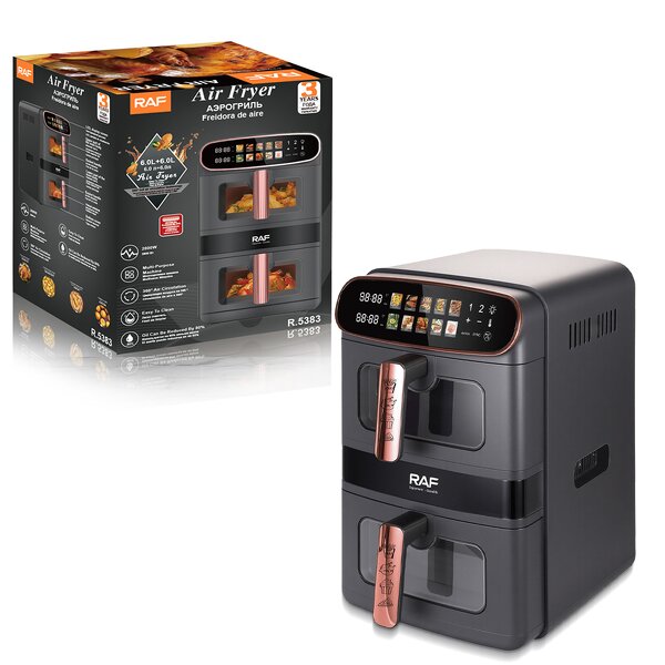 Air Fryer Factory - OEM Custom Dual Visible Large Capacity Fryer