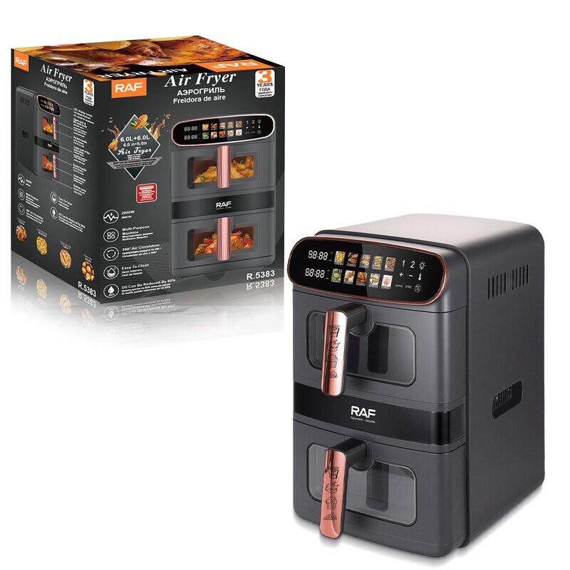 Air Fryer Factory - OEM Custom Dual Visible Large Capacity Fryer