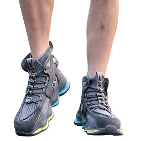 Safety Footwear Factory - OEM 7911 High-Top Leather Stabproof Steel Toe Versatile Unisex