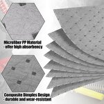 Oil Spill Absorbent Mats Manufacturer - OEM 200 Piece Box Grey Disposable Polypropylene Dimpled