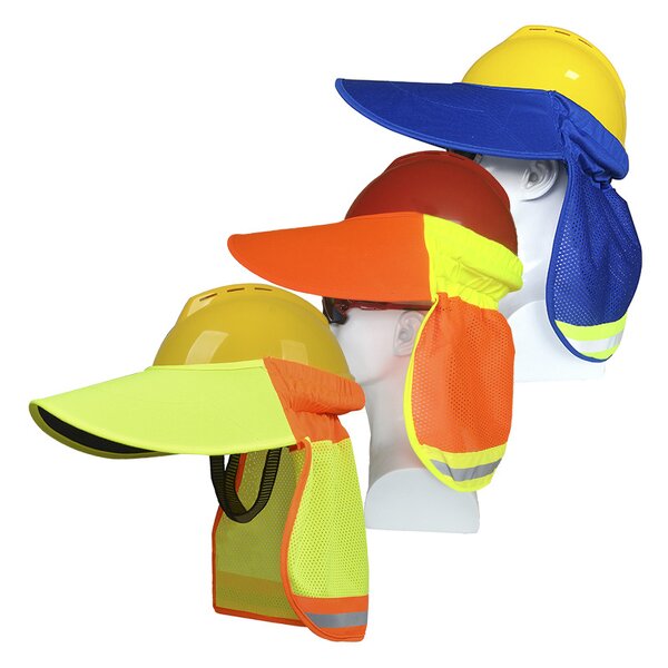 Hard Hat Factory - OEM Hot Summer High Visible Fluorescent Reflective Canopy