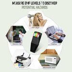 EMF Detector Manufacturer - OEM Handheld LED Magnetic Field Paranormal Equipment 1 Year