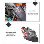 Polyester Nitrile Gloves Manufacturer - OEM Gray Latex High Performance Universal Breathable