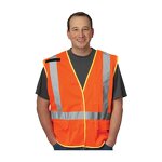 Reflective Safety Jacket Factory - OEM Custom Logo Softshell Windproof High Visibility