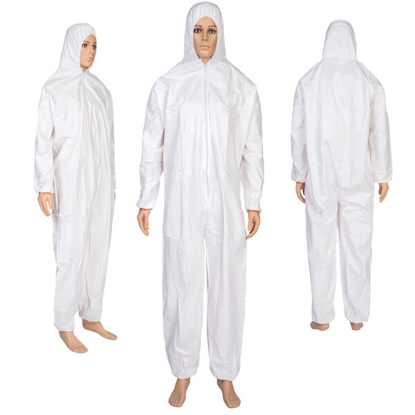Hazmat Coveralls Manufacturer - OEM Disposable Type5/Type6 SMS Material CE Certified