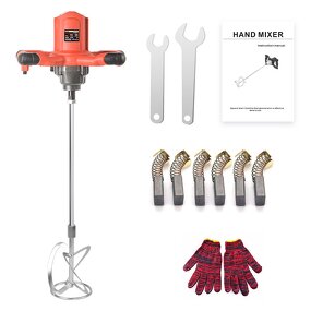 Electric Mixer Factory - OEM Industrial Grade Six-Speed Brushless Motor 220V for Paint