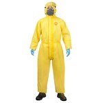 Protective Coverall Manufacturer - OEM Type3 Bright Yellow Anti Static Chemical Splashes
