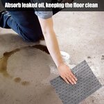 Oil Spill Absorbent Mats Manufacturer - OEM 200 Piece Box Grey Disposable Polypropylene Dimpled