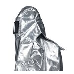 Aluminum Foil Hood Factory - OEM Blue Eagle AL1 1000-Degree Fire-Resistant Shoulder Cape
