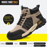 Labor Protection Shoes Factory - OEM Cross-border Wholesale NAIKAI Steel Toe High-top