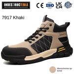 Labor Protection Shoes Factory - OEM Cross-border Wholesale NAIKAI Steel Toe High-top