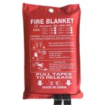 Fire Blanket Manufacturer - OEM Factory Sale Fiberglass with English Package
