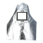 Aluminum Foil Hood Factory - OEM Blue Eagle AL1 1000-Degree Fire-Resistant Shoulder Cape