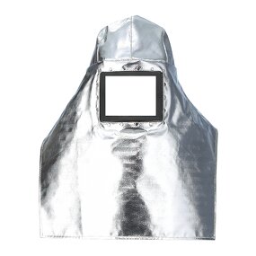 Aluminum Foil Hood Factory - OEM Blue Eagle AL1 1000-Degree Fire-Resistant Shoulder Cape