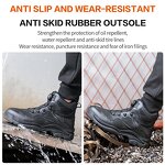 Safety Shoes Manufacturer - OEM Unisex High Quality Antislip PU Cotton Fabric Mesh