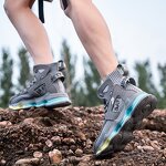 Safety Footwear Factory - OEM 7911 High-Top Leather Stabproof Steel Toe Versatile Unisex