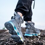 Safety Footwear Factory - OEM 7911 High-Top Leather Stabproof Steel Toe Versatile Unisex