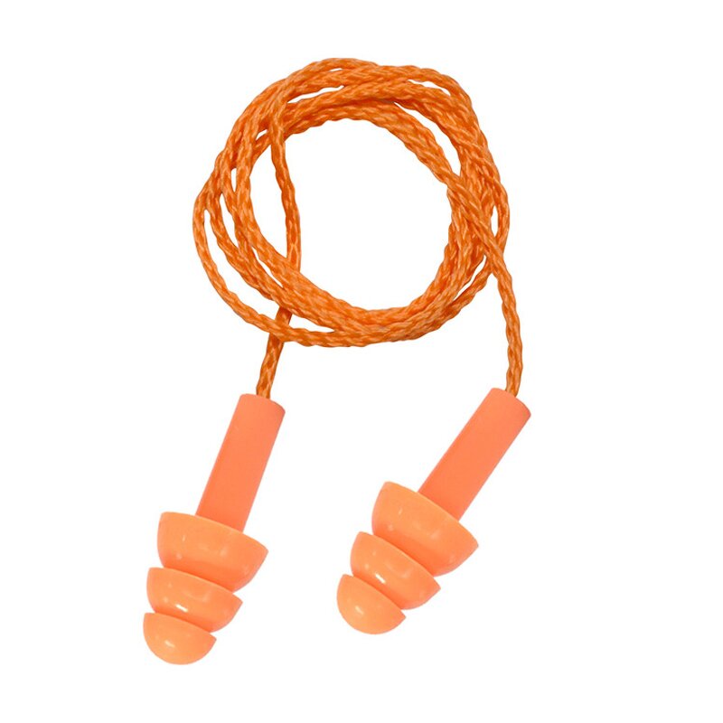 Silicone Earplugs Factory - OEM 32db Safety Three-Layer with Wire Corded Noise Reduction
