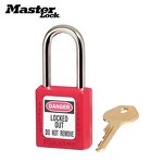 Padlock Factory - OEM Master Lock 410RED High Safety Red Plated Steel Shackle