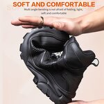 Safety Shoes Manufacturer - OEM Unisex High Quality Antislip PU Cotton Fabric Mesh