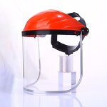 Transparent Mowing Cap Factory - OEM Construction Safety PVC with Aluminum Edging PC