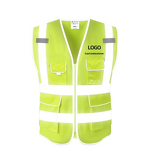 Reflective Safety Vest Factory - OEM Direct Supply High-End Soft Polyester Mesh Drivers