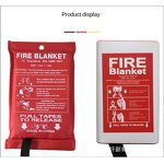 Fire Blanket Manufacturer - OEM Factory Sale Fiberglass with English Package