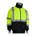 Reflective Safety Jacket Manufacturer - OEM 333-1766 Type R Class 3 Bomber Vest Hi Vis
