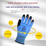 Insulated Gloves Factory - OEM 1000V Double-Sided Waterproof 1KV Low Voltage Electrical