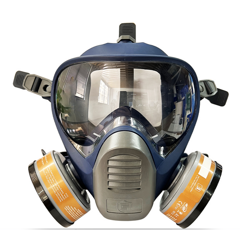 Respirator Mask Manufacturer - OEM Industrial Reusable TPE Impact Resistant Gas Mask