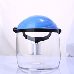 Transparent Mowing Cap Factory - OEM Construction Safety PVC with Aluminum Edging PC