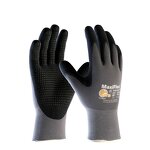 Foam Nitrile Gloves Manufacturer - OEM 15 Gauge Gray Seamless Knit Nylon Latex-Coated