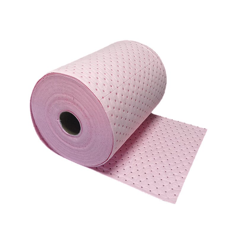 Industrial Absorbent Roll Factory - OEM Easy-Tear Acid Alkali Oil Chemical Absorbent Material