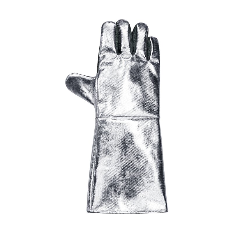 Aluminized Gloves Manufacturer - OEM EN 407 EN 388 Blue Eagle Size 11 Length 16
