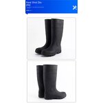 Safety Rain Boots Manufacturer - OEM Steel Toe PVC-soled Knee-high Oil-Resistant Acid