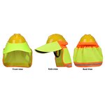 Hard Hat Factory - OEM Hot Summer High Visible Fluorescent Reflective Canopy