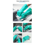 Nitrile Work Gloves Factory - OEM Green Cotton Rubber Powder Solvent-Resistant Anti-Cut