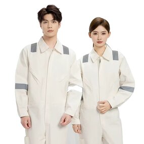 Safety Work Suit Factory - OEM Men's Customizable Cotton Coverall Reflective Protective