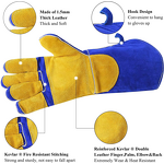 Welding Gloves Manufacturer - OEM Custom Leather Construction Work Gloves