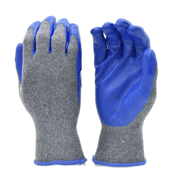 Rubber Coated Gloves Factory - OEM Custom Latex Palm Safety Gloves