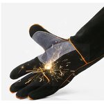 Heat Resistant Gloves Manufacturer - OEM Wholesale Leather Welding Gloves