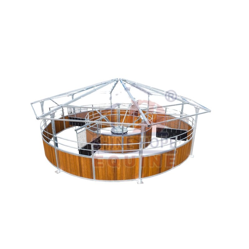 Horse Walker Trainer Manufacturer - OEM Equine Health Strong Machine Exercise with Fence