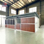 Wood Horse Shelter Factory - OEM Covered Horse Corral Portable Equine Housing