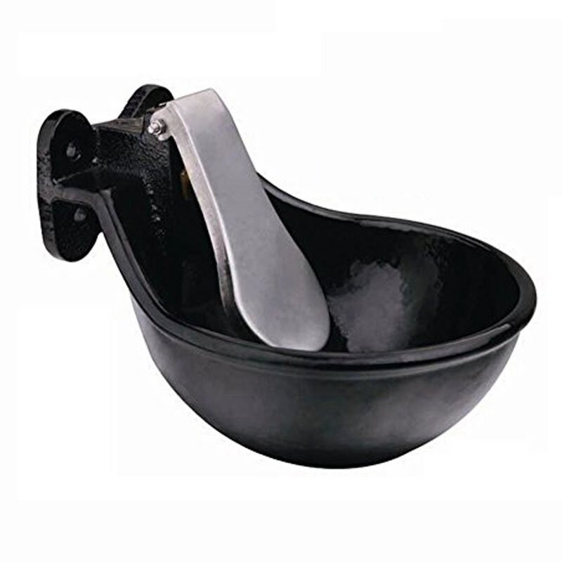 Drinking Water Bowl Factory - OEM Cast Iron Black Stable Accessories