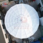 Lunging Arena Manufacturer - OEM Metal Steel Tube Support with Vinyl Roof